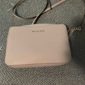Michael Kors Taupe Crossbody Bag